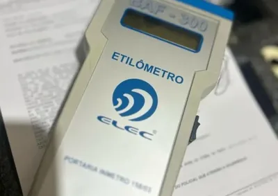Motorista apresentava sinais de altera&ccedil;&atilde;o da capacidade psicomotora; teste do baf&ocirc;metro confirmou &iacute;ndice que configura crime de tr&acirc;nsito