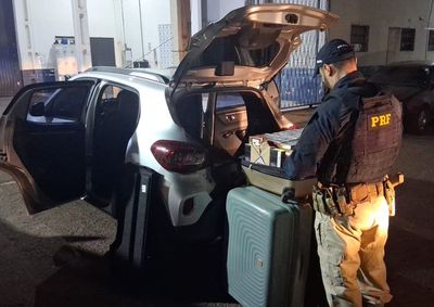 Condutor j&aacute; havia sido abordado em abril transportando passageira com malas cheias do mesmo cigarro. Desta vez, carga seguia para Ponta Grossa