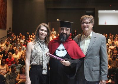 Formando em Filosofia, Julio Marcos Souza relembrou sua trajet&oacute;ria e fez o juramento do curso e o discurso em nome da turma