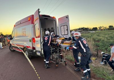 Gustavo foi entubado e transferido ao Hospital Bom Jesus ap&oacute;s ser socorrido por equipes do SAMU