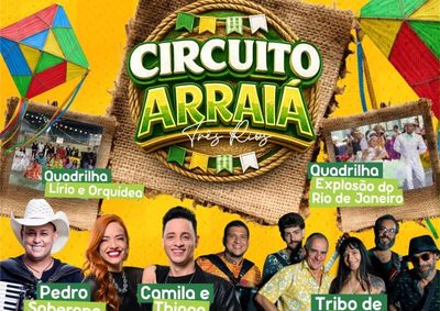 Evento acontece de 19 a 21 de junho com atra&ccedil;&otilde;es musicais, dan&ccedil;a, gastronomia t&iacute;pica e transmiss&atilde;o do jogo do Brasil.