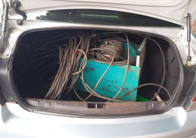 O homem alegou que trabalhou no local e que teria valores a receber, sustentando que a retirada do equipamento seria uma forma de garantia
