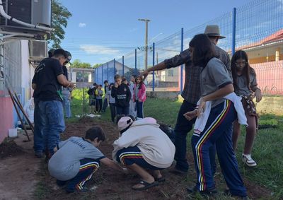 O projeto foi realizado em parceria com alunos do curso t&eacute;cnico de Agropecu&aacute;ria do Col&eacute;gio Agr&iacute;cola de Umuarama