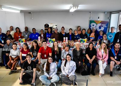 Doa&ccedil;&otilde;es obtidas durante as mobiliza&ccedil;&otilde;es do &uacute;ltimo dia 27 de maio foi distribu&iacute;da pelo programa Mesa Brasil para tr&ecirc;s institui&ccedil;&otilde;es do munic&iacute;pio