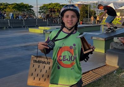 Jovem que come&ccedil;ou a brilhar na oficina do Ceju &eacute; uma das promessas da modalidade no PR
