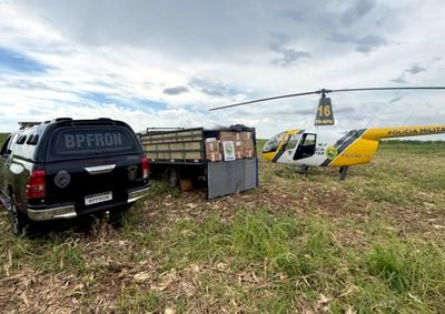 A aeronave Falc&atilde;o 16 foi determinante na opera&ccedil;&atilde;o que resultou em preju&iacute;zo de R$ 150 mil para os criminosos