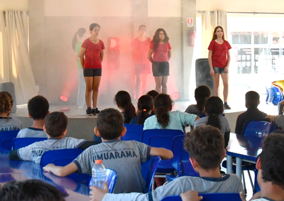 Hist&oacute;ria tocante j&aacute; visitou unidades educacionais de tempo integral da rede municipal