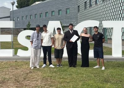 Augusto Aguiar come&ccedil;ou a trajet&oacute;ria no campus em 2019 e conquistou o diploma no Instituto Polit&eacute;cnico de Bragan&ccedil;a por meio de conv&ecirc;nio internacional
