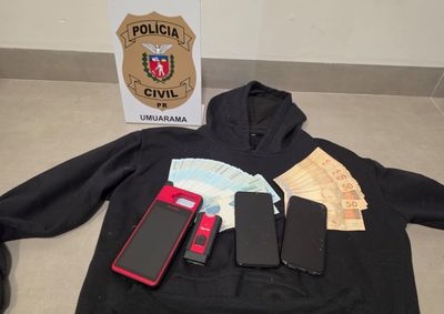 O investigado foi autuado em flagrante pelos crimes de associa&ccedil;&atilde;o criminosa e lavagem de dinheiro. Ele permanece &agrave; disposi&ccedil;&atilde;o da Justi&ccedil;a