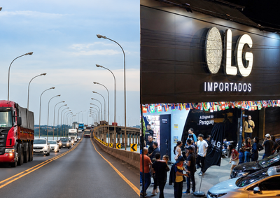 Loja mant&eacute;m portas abertas inclusive aos finais de semana para garantir flexibilidade e comodidade aos compradores durante o per&iacute;odo de obras na fronteira