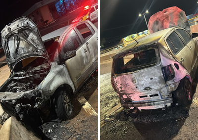 A equipe foi acionada para prestar apoio ao Corpo de Bombeiros ap&oacute;s um autom&oacute;vel colidir contra um anteparo e, na sequ&ecirc;ncia, ser consumido pelas chamas