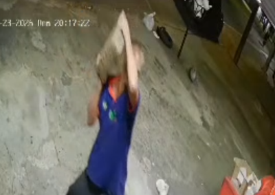 Populares impediram a invas&atilde;o e contiveram o suspeito at&eacute; chegada da PM em Umuarama na noite deste domingo (23)
