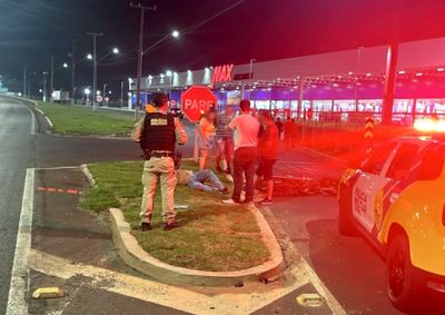 Acidente ocorreu no cruzamento com a avenida Ariovaldo de Moraes e o atendimento foi prestado pelo Siate