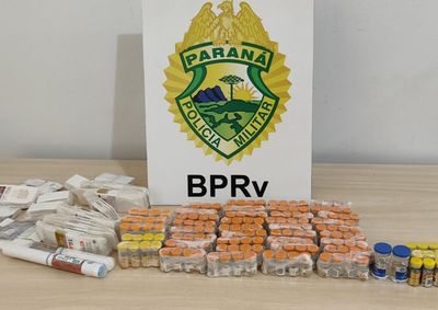 Foram encontrados 166 frascos de medicamentos contendo Tirzepatida, de diferentes marcas, al&eacute;m de duas canetas emagrecedoras da marca Alluvi Glow