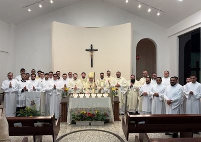 Seminaristas das etapas do Proped&ecirc;utico e do Discipulado participaram de uma semana de forma&ccedil;&atilde;o filos&oacute;fica no Semin&aacute;rio de Filosofia S&atilde;o Jos&eacute;, em Maring&aacute;