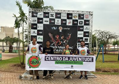 Representando o munic&iacute;pio pelo CEJU, Jo&atilde;o Lucas, Rebeca Peixe e Guilherme Schons garantiram presen&ccedil;a na etapa final da competi&ccedil;&atilde;o