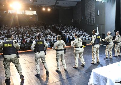 Na quinta-feira, 485 estudantes da Turma 1 participaram da formatura pela manh&atilde;. &Agrave; tarde, 395 alunos da Turma 2 celebraram conclus&atilde;o das atividades