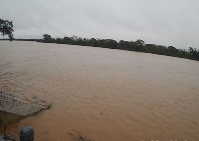 Transmiss&otilde;es registram mudan&ccedil;a na paisagem ap&oacute;s chuvas; Itaipu e Defesa Civil monitoram a eleva&ccedil;&atilde;o do n&iacute;vel das &aacute;guas