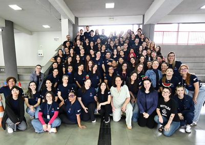 Brincadeiras sensoriais, infl&aacute;veis e atividades l&uacute;dicas marcaram a data no Campus III da Unipar