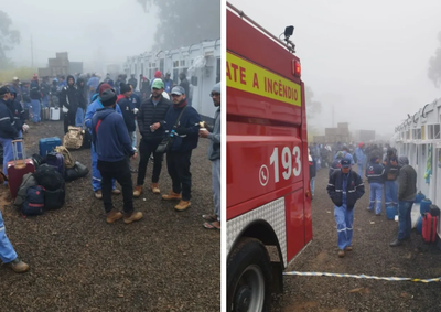 Inc&ecirc;ndio consumiu cont&ecirc;ineres, espalhou fuma&ccedil;a pela cidade e deixou cerca de 400 desalojados.