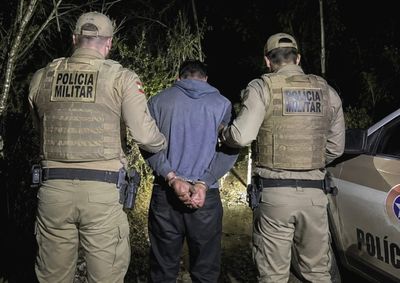 Ele tentou se esconder em &aacute;rea de mata, mas foi encontrado por policiais militares