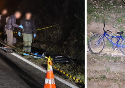 V&iacute;tima de 64 anos foi identificada como Zenovio Vasko. O corpo foi encontrado cerca de 30 metros &agrave; frente da bicicleta.