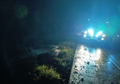 Acidente foi registrado na SC-477, na localidade de Salseiro, na noite de segunda-feira.