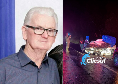 Ol&iacute;vio Roque Weber, de 83 anos, morreu no local. A esposa dele foi resgatada e encaminhada para atendimento m&eacute;dico em S&atilde;o Mateus do Sul.