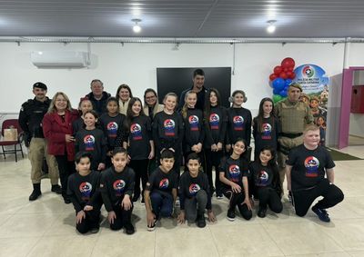 Programa da Pol&iacute;cia Militar incentiva valores como civismo, respeito, empatia e responsabilidade entre estudantes do 5&ordm; ano.