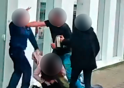 Duas mulheres se envolveram em uma briga, e homem que acompanhava uma delas teria agredido policiais e tentado retirar a arma de um militar.