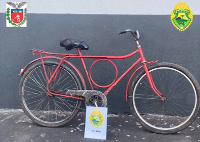 Bicicleta roubada foi recuperada, e um homem suspeito de furto qualificado tamb&eacute;m acabou preso em outra ocorr&ecirc;ncia.