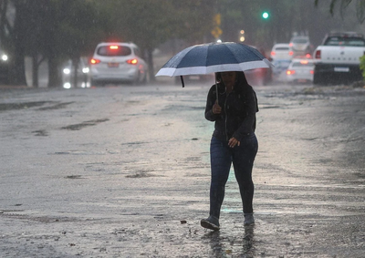 Regi&atilde;o deve ter chuva mais intensa a partir de s&aacute;bado, com risco moderado de granizo, ventos fortes e alagamentos pontuais.