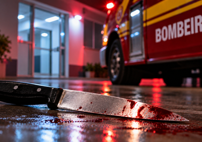 Homem sofreu ferimento no bra&ccedil;o e foi levado ao hospital. Munic&iacute;pio avalia medidas envolvendo a fam&iacute;lia e tr&ecirc;s crian&ccedil;as.