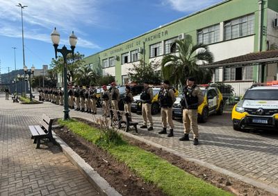 A atua&ccedil;&atilde;o simult&acirc;nea amplia a presen&ccedil;a da Pol&iacute;cia Militar na regi&atilde;o