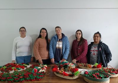 Iniciativa foi realizada como contrapartida da Lei Adir Blanc, pela artes&atilde; Tatiane Rucinski, em parceria com a Diretoria da Mulher do Munic&iacute;pio