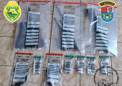 Pol&iacute;cia Militar apreendeu pe&ccedil;as, ferramentas, muni&ccedil;&otilde;es e armas em uma resid&ecirc;ncia no bairro Bela Vista, durante opera&ccedil;&atilde;o da ROTAM com c&atilde;es
