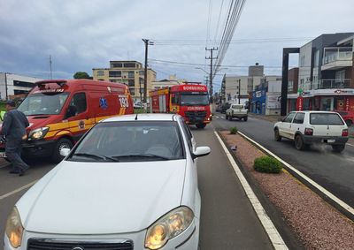 Mulher de 24 anos sofreu escoria&ccedil;&otilde;es e foi encaminhada ao hospital para avalia&ccedil;&atilde;o m&eacute;dica.