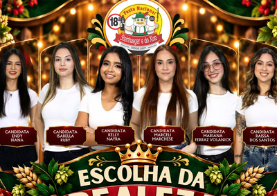 A escolha ser&aacute; realizada neste s&aacute;bado (31), no Clube Alian&ccedil;a, com m&uacute;sica e gastronomia a partir das 18h.