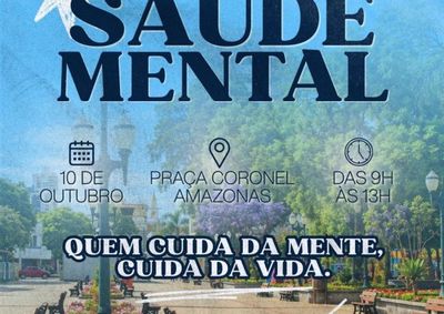 Evento acontece no dia 10 de outubro, na Pra&ccedil;a Coronel Amazonas, com atividades gratuitas para toda a comunidade