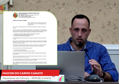 Documento previa menos tempo, s&oacute; um orador por sess&atilde;o e inscri&ccedil;&atilde;o online; presidente da casa alegou novo erro administrativo.