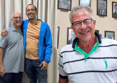 Serginho da Farm&aacute;cia e o interventor Ramazzotti comentam sobre os recursos destinados ao Hospital de Caridade, &agrave; rede p&uacute;blica de sa&uacute;de, &agrave; APAE e M&atilde;o Amiga