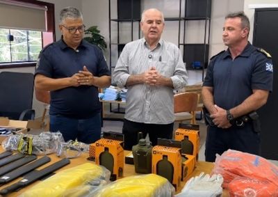 Munic&iacute;pio recebeu equipamentos para a Defesa Civil e armamentos n&atilde;o letais para fortalecer as a&ccedil;&otilde;es da Guarda Civil Municipal.