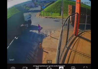 O motorista n&atilde;o percebeu o impacto e s&oacute; foi avisado por outros condutores. A v&iacute;tima sofreu ferimentos graves na cabe&ccedil;a e n&atilde;o resistiu