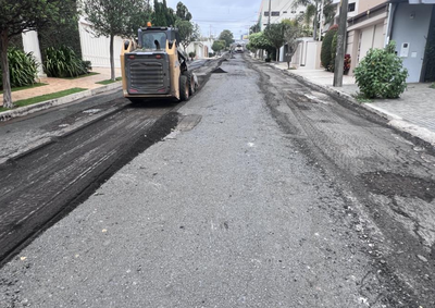 Trabalhos come&ccedil;aram na tarde de segunda-feira (28) pela Rua Jos&eacute; Rabelo Junqueira; novas vias ser&atilde;o bloqueadas conforme o avan&ccedil;o das m&aacute;quinas