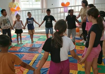 A&ccedil;&atilde;o realizada no dia 15 de outubro contou com circuitos musicais, din&acirc;micas de grupo e oficina de brinquedos