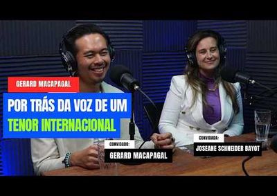 Tenor filipino Gerard Macapagal conta sua hist&oacute;ria no PortalCast antes de show em Itapema