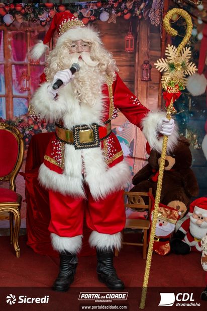 Chegada do Papai Noel CDL Brumadinho