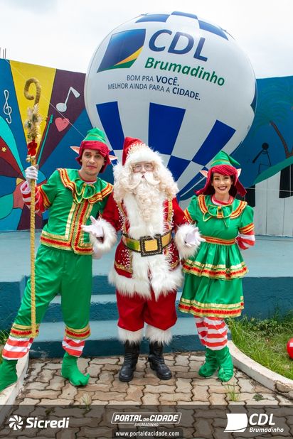 Fotos com Papai Noel da CDL