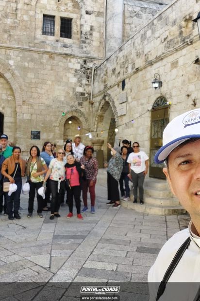 Comunidade cat&oacute;lica de Cabre&uacute;va visita a Terra Santa