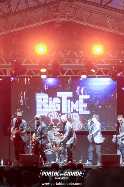 Show da Banda Big Time Orquestra nos 253 anos de Guaratuba